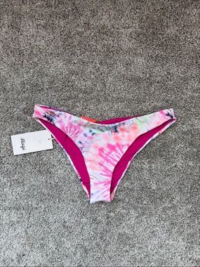 Maaji Pink Tie-Dye Bikini Bottoms